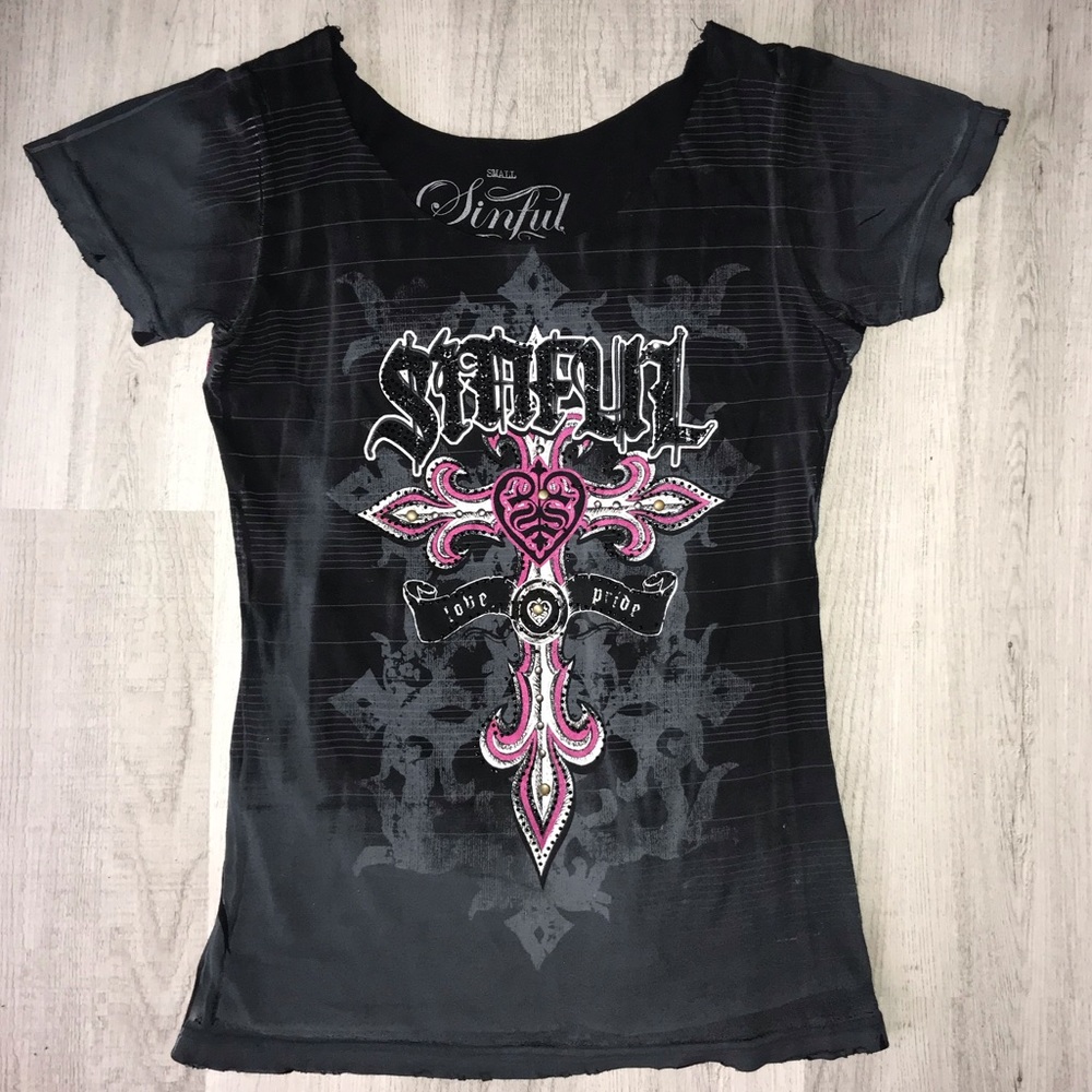 Affliction - Sinful Loose Fitting Top